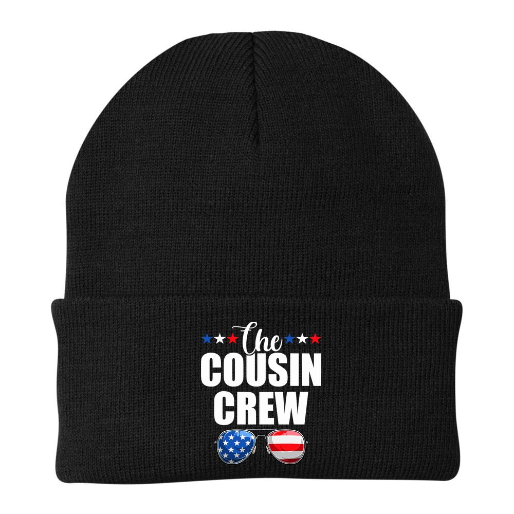 Family 4th Of July Matching Cousin Crew Beanie