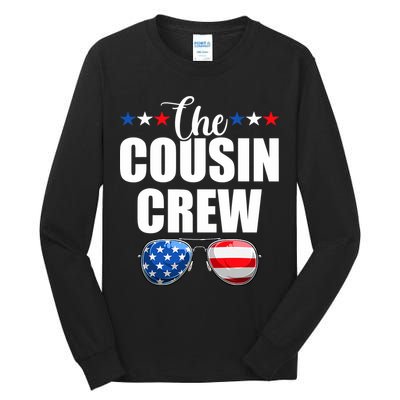 Family 4th Of July Matching Cousin Crew Tall Long Sleeve T-Shirt