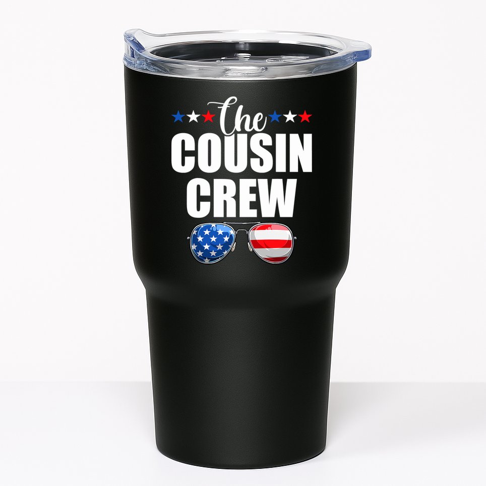 Family 4th Of July Matching Cousin Crew Tumbler