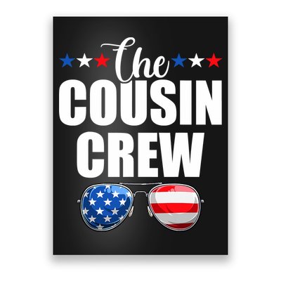 Family 4th Of July Matching Cousin Crew Poster