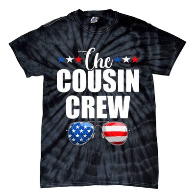 Family 4th Of July Matching Cousin Crew Tie-Dye T-Shirt
