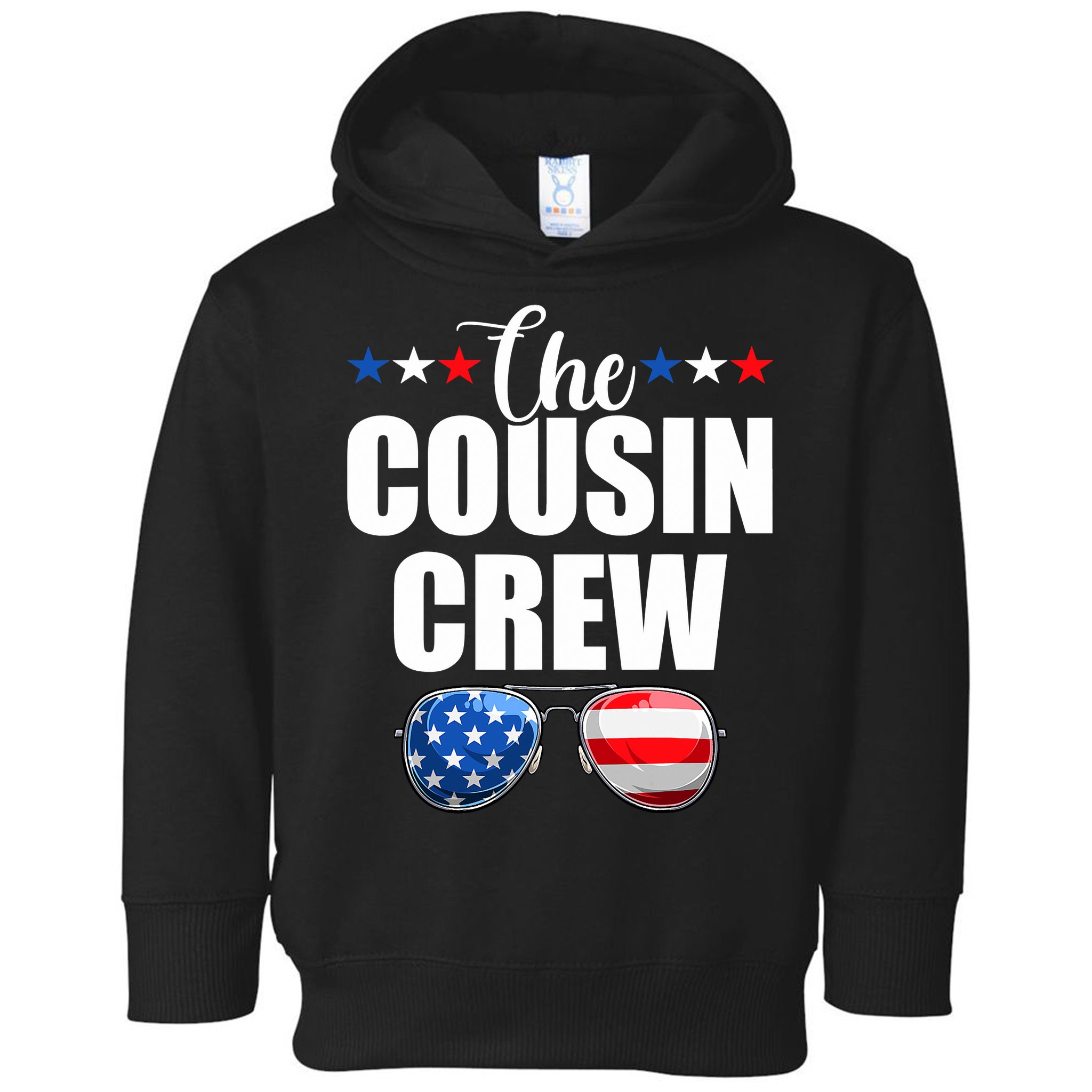 Family 4th Of July Matching Cousin Crew Toddler Hoodie