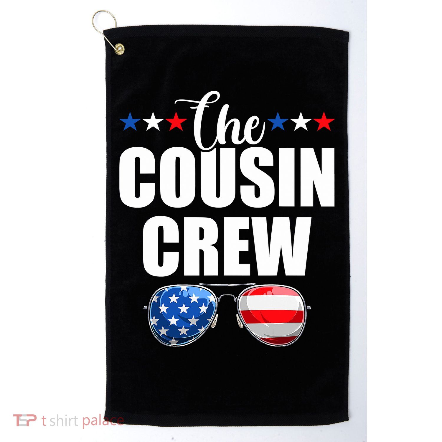 Family 4th Of July Matching Cousin Crew Golf Towel