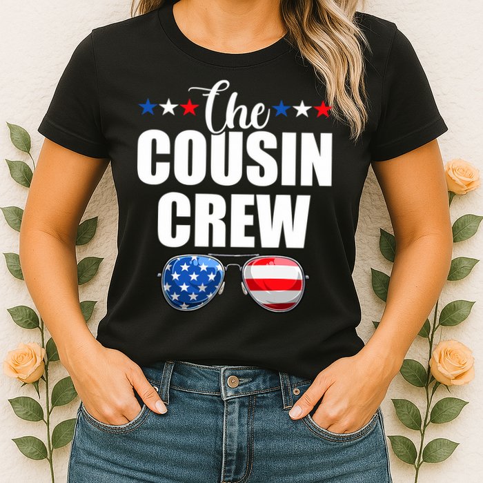 Family 4th Of July Matching Cousin Crew Womens T-Shirt
