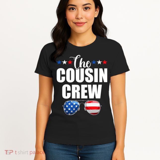 Family 4th Of July Matching Cousin Crew Womens T-Shirt