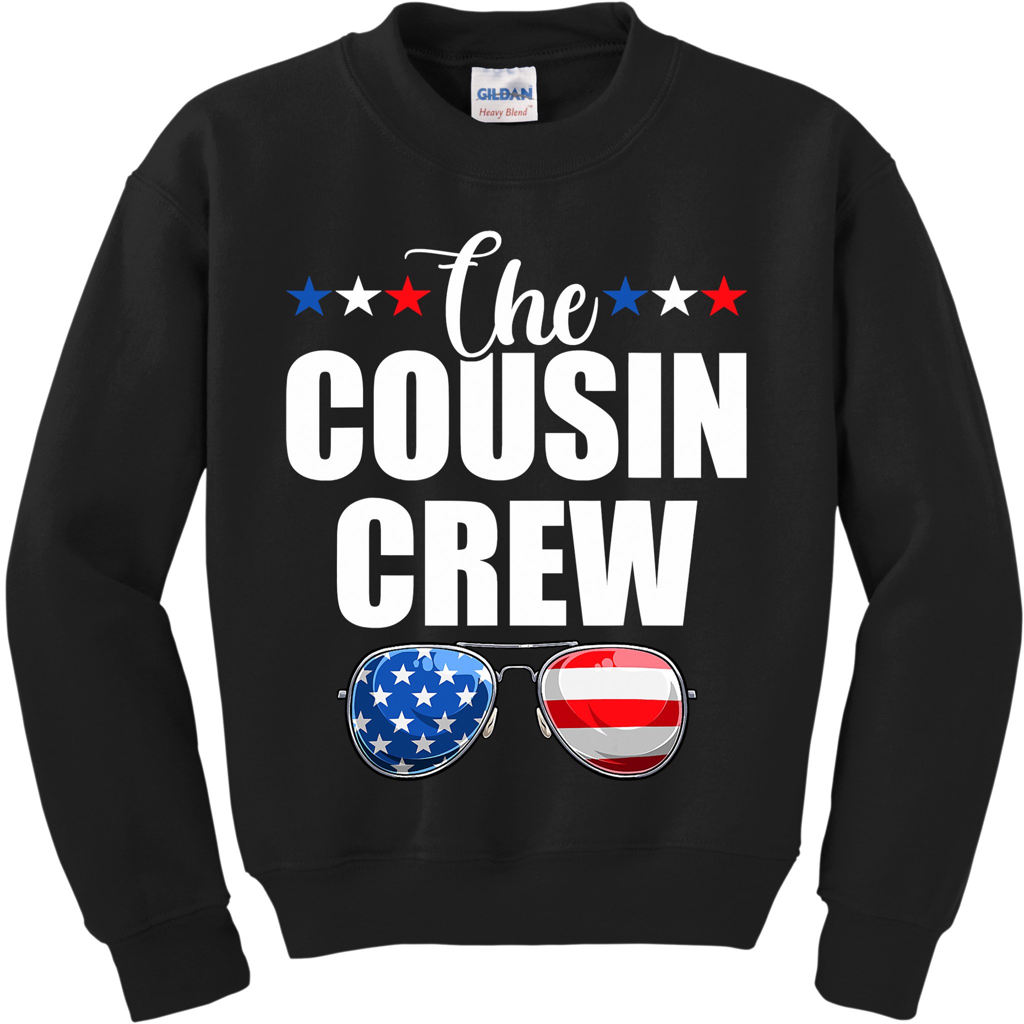 Family 4th Of July Matching Cousin Crew Kids Sweatshirt