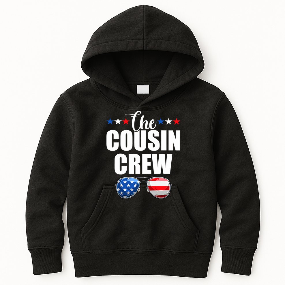 Family 4th Of July Matching Cousin Crew Kids Hoodie