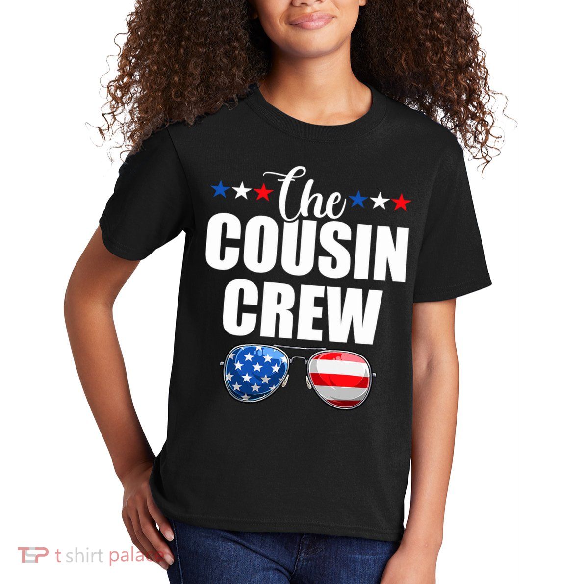 Family 4th Of July Matching Cousin Crew Kids T-Shirt