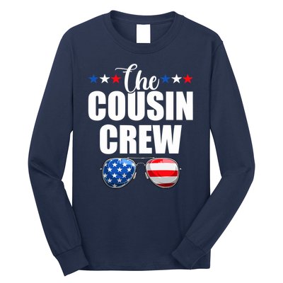 Family 4th Of July Matching Cousin Crew Long Sleeve Shirt