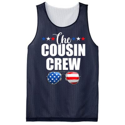 Family 4th Of July Matching Cousin Crew Mesh Reversible Basketball Jersey Tank