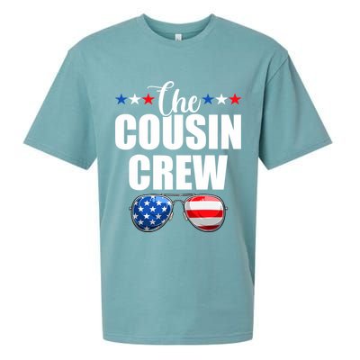 Family 4th Of July Matching Cousin Crew Sueded Cloud Jersey T-Shirt
