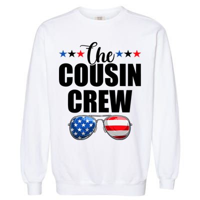 Family 4th Of July Matching Cousin Crew Garment-Dyed Sweatshirt