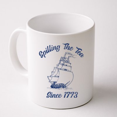 Fun 4th Of July Spilling The Tea Since 1773 History Teacher Coffee Mug