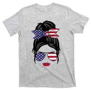 Funny 4th Of July Patriotic American Flag Fourth Of July T-Shirt