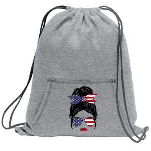 Funny 4th Of July Patriotic American Flag Fourth Of July Sweatshirt Cinch Pack Bag