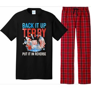 Funny 4th Of July Firework Back Up Terry Put It In Reverse Great Gift Pajama Set