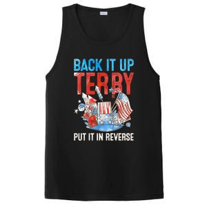 Funny 4th Of July Firework Back Up Terry Put It In Reverse Great Gift PosiCharge Competitor Tank