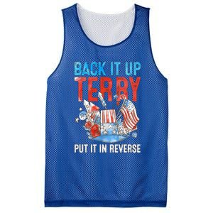 Funny 4th Of July Firework Back Up Terry Put It In Reverse Great Gift Mesh Reversible Basketball Jersey Tank