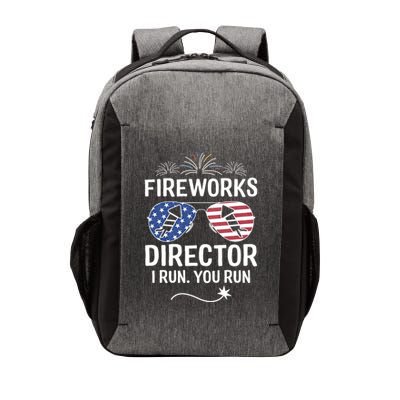 Funny 4th Of July Fireworks Director I Run You Run Vector Backpack