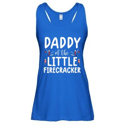 Funny 4th Of July Funny Gift Tee Daddy Little Firecracker Gift Ladies Essential Flowy Tank