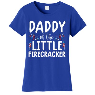 Funny 4th Of July Funny Gift Tee Daddy Little Firecracker Gift Women's T-Shirt