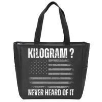 Funny 4th Of July Patriotic Usa What Is A Kilogram Zip Tote Bag