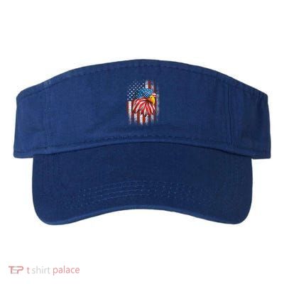 Funny 4th Of July Usa Flag American Patriotic Eagle Gift Visor