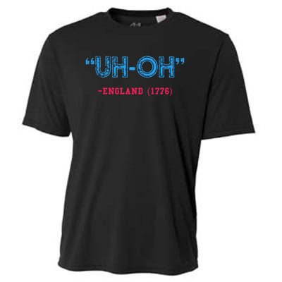 Funny 4th Of July Uhoh England 1776 Cooling Performance Crew T-Shirt