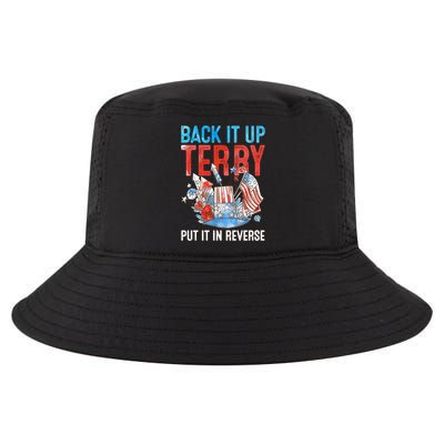 Funny 4th Of July Firework Back Up Terry Put It In Reverse Gift Cool Comfort Performance Bucket Hat