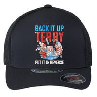 Funny 4th Of July Firework Back Up Terry Put It In Reverse Gift Flexfit Unipanel Trucker Cap