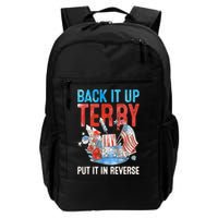 Funny 4th Of July Firework Back Up Terry Put It In Reverse Gift Backpack