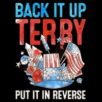 Funny 4th Of July Firework Back Up Terry Put It In Reverse Gift 7-Panel Snapback Hat