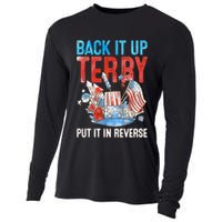 Funny 4th Of July Firework Back Up Terry Put It In Reverse Gift Cooling Performance Long Sleeve Crew