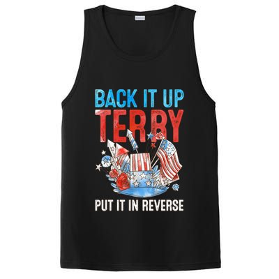 Funny 4th Of July Firework Back Up Terry Put It In Reverse Gift PosiCharge Competitor Tank