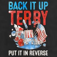 Funny 4th Of July Firework Back Up Terry Put It In Reverse Gift Trucker Hat