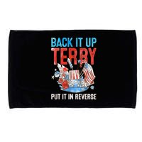 Funny 4th Of July Firework Back Up Terry Put It In Reverse Gift Microfiber Hand Towel