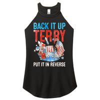 Funny 4th Of July Firework Back Up Terry Put It In Reverse Gift Women's Perfect Tri Rocker Tank