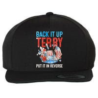 Funny 4th Of July Firework Back Up Terry Put It In Reverse Gift Wool Snapback Cap