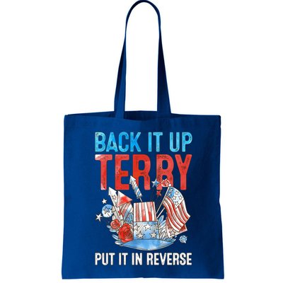 Funny 4th Of July Firework Back Up Terry Put It In Reverse Gift Bag