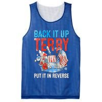 Funny 4th Of July Firework Back Up Terry Put It In Reverse Gift Mesh Reversible Basketball Jersey Tank