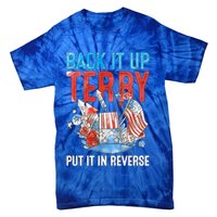 Funny 4th Of July Firework Back Up Terry Put It In Reverse Gift Tie-Dye T-Shirt