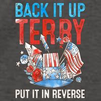 Funny 4th Of July Firework Back Up Terry Put It In Reverse Gift Vector Backpack
