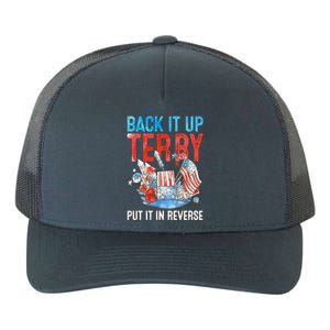 Funny 4th Of July Firework Back Up Terry Put It In Reverse Gift Yupoong Adult 5-Panel Trucker Hat