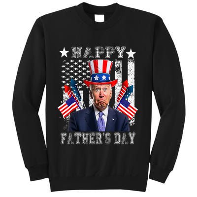 Funny 4th Of July Confused Joe Biden Happy FatherS Day Sweatshirt