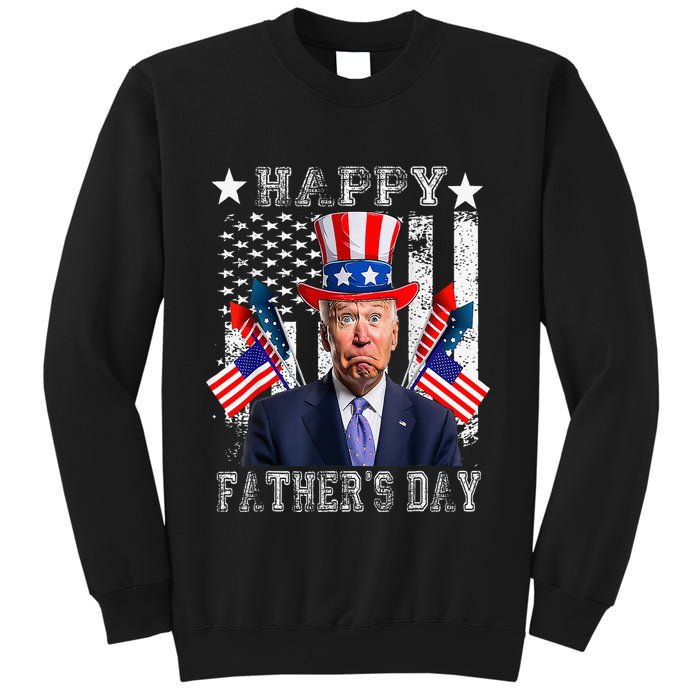 Funny 4th Of July Confused Joe Biden Happy FatherS Day Sweatshirt