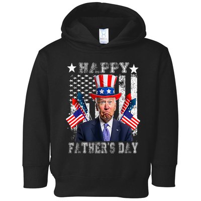 Funny 4th Of July Confused Joe Biden Happy FatherS Day Toddler Hoodie
