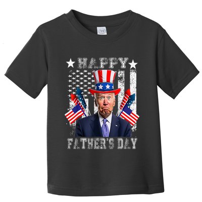 Funny 4th Of July Confused Joe Biden Happy FatherS Day Toddler T-Shirt