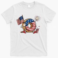 Funny 4th Of July Independence Donut Touch My Freedom T-Shirt