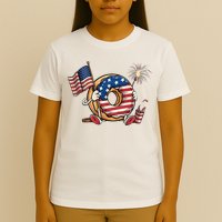 Funny 4th Of July Independence Donut Touch My Freedom T-Shirt