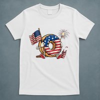 Funny 4th Of July Independence Donut Touch My Freedom T-Shirt